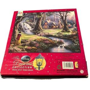 Thomas Kinkade Disney Dreams Collection Snow White Discovers The Cottage
